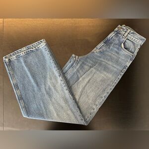 Zara Women's High Rise Classic Blue Jeans